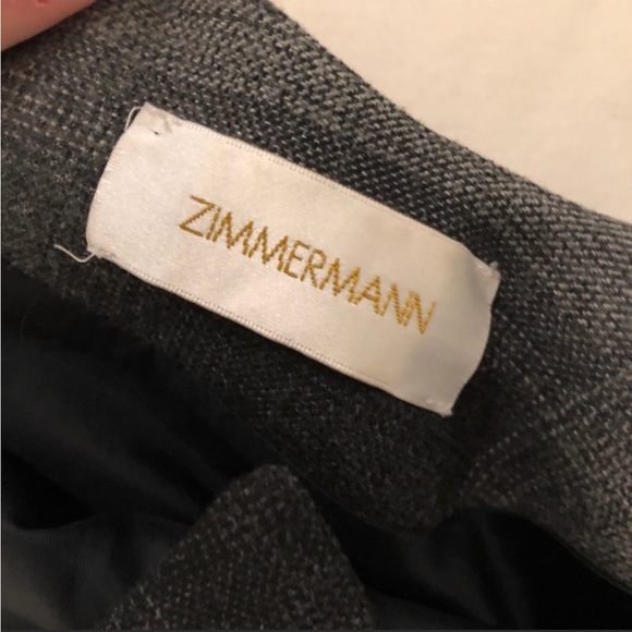 Zimmermann Plaid Wool Crop Top 🖤 - Picture 5 of 8